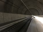 Der 15,4 km lange Ceneri-Basistunnel führt von Camorino nach Vezia.