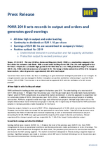 190429 Press Release PORR 2018 sets records in output and orders and generates good earnings